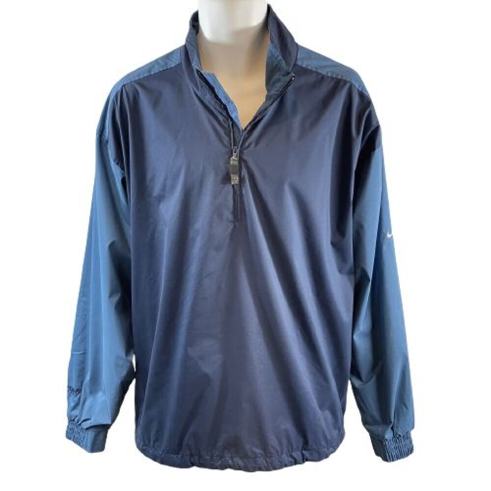 Nike Golf Clima-fit Men's L Large Blue Jacket - Safeway Classic Embroidery